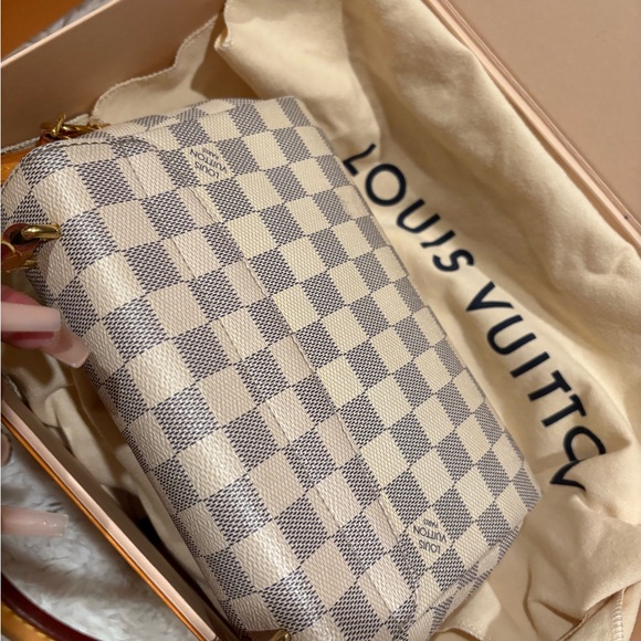 Auténtic Louis Vuitton croisette Damier azul - Picture 2 of 5